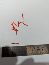 Artificial Blood Worms 2cm - Pack Of 25 - Free UK P&P!!