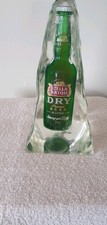 Rare Stella Artois Beer Bottlel sealed in Ice effect H 270mm W 140mm bar display