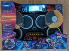 VTech Kidi DJ Drums with Coaching Muscial Instrument Toy with Lights + Songs