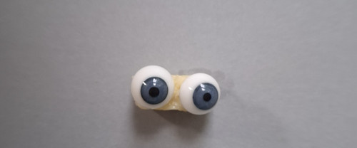 13mm vintage glass - glass, doll