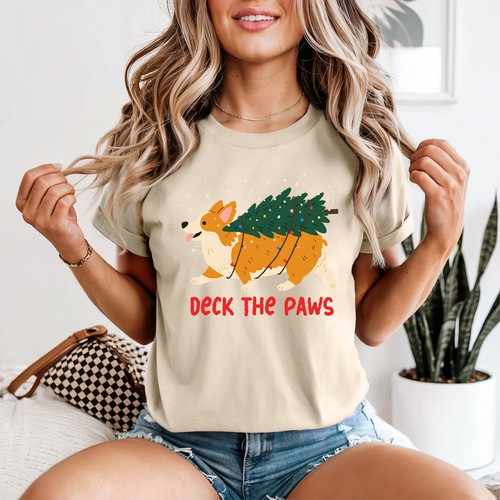 Funny corgi womens shirt - funny,