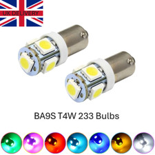 BA9S T4W 233 5 LED BULBS 12V