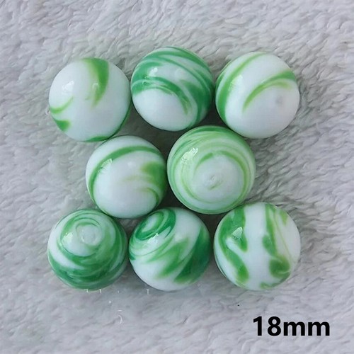 18mm green glass balls marbles - 18mm,