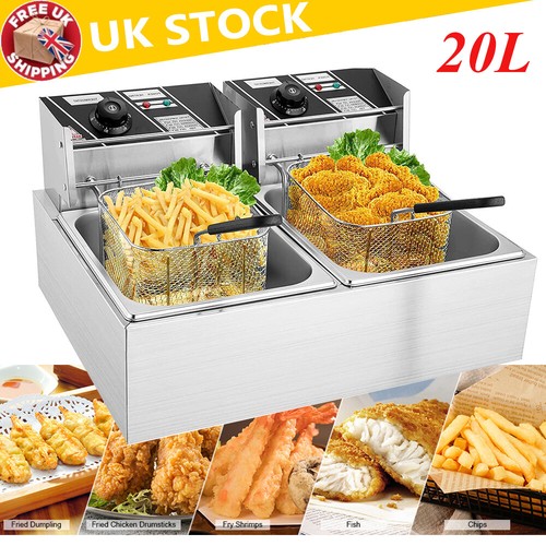 20l electric deep fryer fat - 20l,