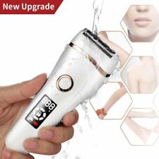 Electric Razor Shaver Women Hair Remover Wet Dry Painless Lady Body Rechargeable