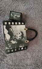 Women's Celebrity Elvis Presley Singing Star 3D Picture Hand Bag With Purse