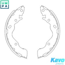 BRAKE SHOE SET KBS-3402 FOR