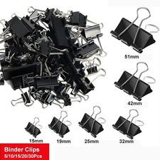 Bulldog Foldback Clips Metal