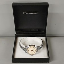 Vintage Ingersoll 3375 Swiss Made Ladies Watch Working Expandable Bracelet -CP 