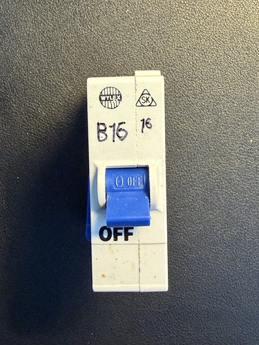 Wylex plug mcb b16a bs60898 - in,