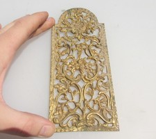 Victorian Brass Finger Plate