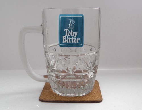Vintage toby bitter beer pint - toby,