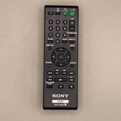 Sony rmt d198p - sony, dvd
