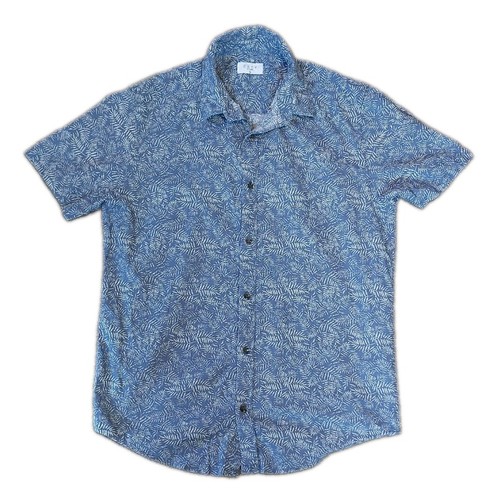 Easy short sleeve fern print - short,