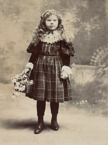 Standing girl portrait - standing,