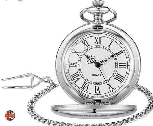 Vintage quartz pocket watch - pocket,