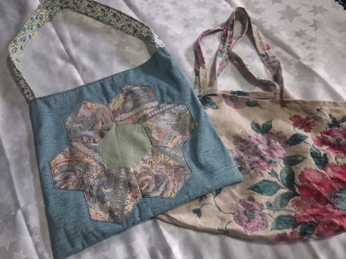 Boho bags fabric tote - *boho,