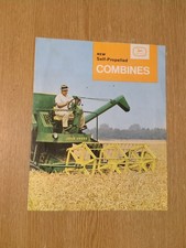 PRE USED JOHN DEERE SELF - PROPELLED COMBINES COLOUR FARMING COLLECTORS BROCHURE