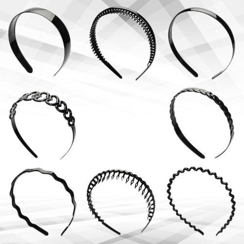 8pcs black acrylic non slip - black,