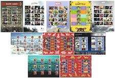 LS111 to LS120 Royal Mail Generic Smilers Sheets MNH. Each sold separately.