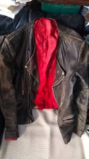 vintage punk rocker leather