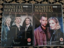 MINETTE WALTERS - THE SCOLD'S BRIDE & THE ECHO & THE DARK ROOM DVD VGC FREEPOST