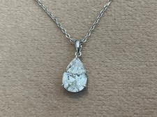 2.0 Carat Lab Created Pear Cut