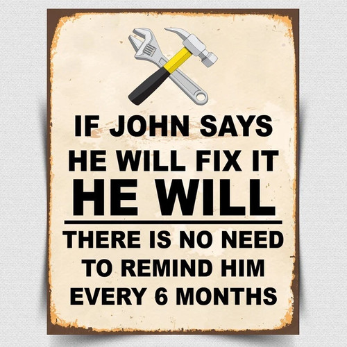 Personalised funny man fix - personalised,