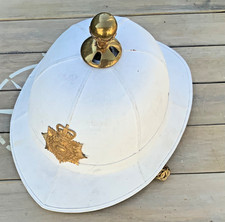 Royal Marines band pith helmet