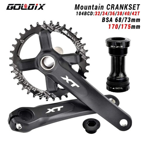 Goldix mtb crankset - xt,