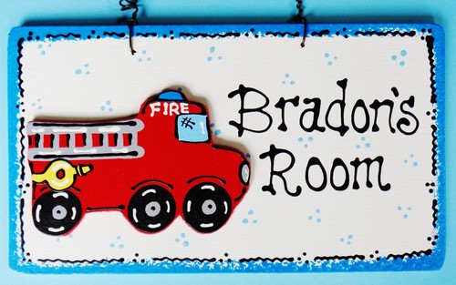 Personalize fire truck - personalize,