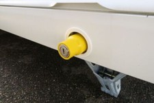 Milenco Caravan Corner Steady Leg Nut Lock (Single)- Locks Steady Legs Down 2172