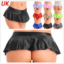 UK Sexy Womens Pleated Mini