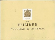 HUMBER PULLMAN LIMOUSINE &