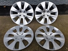 Set of Genuine Peugeot 208 15" Wheel Trims Hub Caps x4 307 308 207 Partner Van