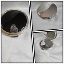 Vintage Silver Tone Compact