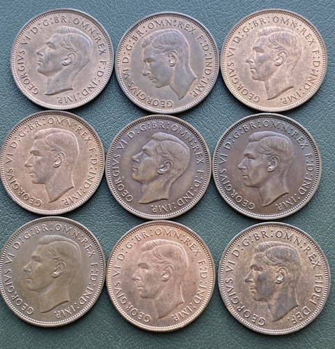 Nice george pennies - vi, 1937