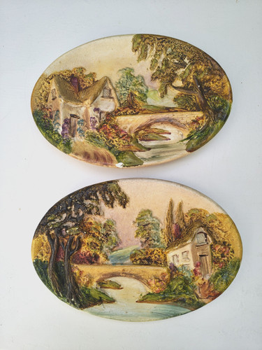 Vintage chalkware wall - 3d,