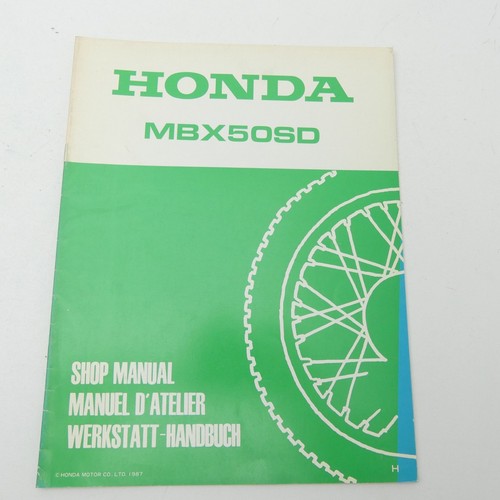 Genuine honda mbx sd - genuine,