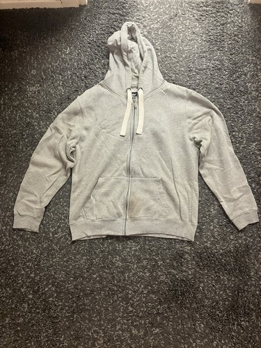 Men grey zip xxl hoody - grey,