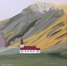Vik Church original oil