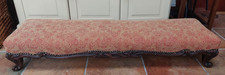 Long vintage french footstool - long,