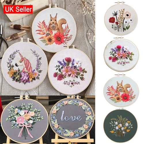 Diy embroidery kit flower - diy,