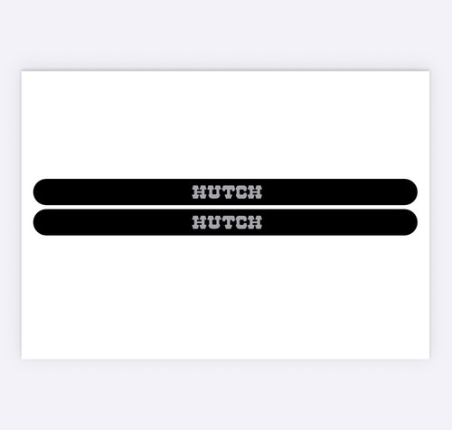 Hutch crank decal stickers - hutch,