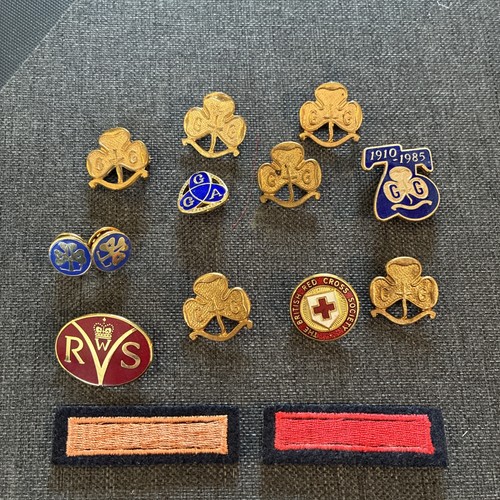Group vintage badges - group, of
