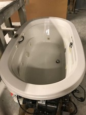 Hot tub with massage