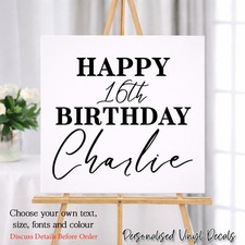 Custom Birthday Sign Board