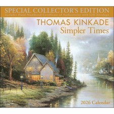 Thomas Kinkade, Simpler Times Deluxe Calendar 2026 (with print)