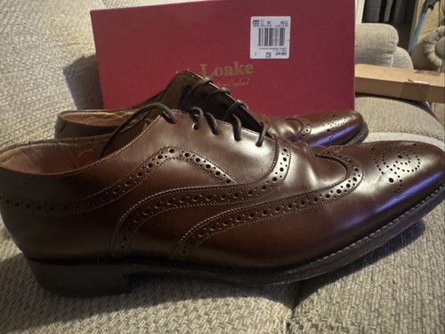 Loake shoes brown polished - loake,