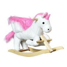 HOMCOM Kids Wooden Ride On